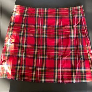 Plaid Skirt